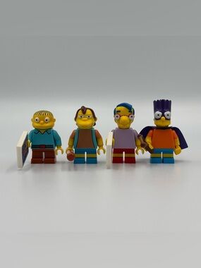 RARE Lego The Simpsons Minifigure Toy Lot- Ralph Nelson Milhouse Bart Bartman